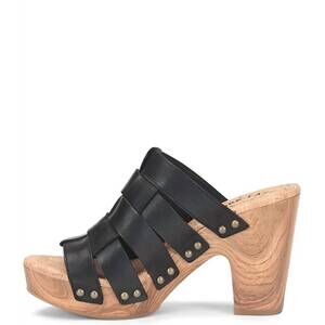 NEW KORK-EASE women's devan heeled sandal in black